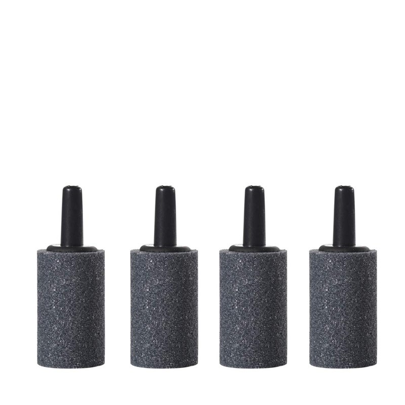 JIH Aquarium Air Pump Accessories Set -25 Feet Airline Tubing Black Standard, Air Stones,Check Valves, Suction Cups and Connectors - Image 2